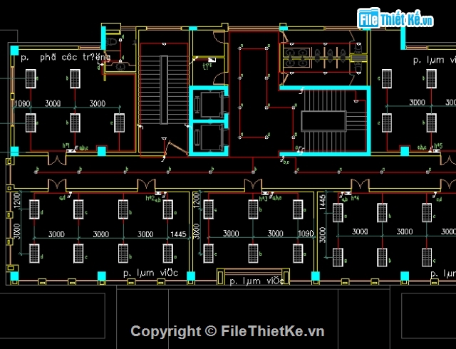 thiết kế điện,điện nhà công vụ,nhà công vụ Hòa Bình